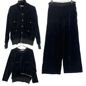 ‼️SOLD‼️Sonya Rykiel Paris 3 Piece Velour Sweater Pants Set